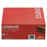 UNV15141 1 3/4 Inch Expanding File Pockets, Straight Tab, Letter, Redrope/Manila, 25/Box UNV15141