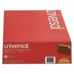 UNV15242 1 3/4 Inch Expansion File Pockets, Straight Tab, Legal, Redrope/Manila, 25/Box UNV15242
