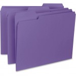 Business Source 1/3-cut Colored Interior File Folders 99717
