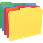 Business Source 1/3-Cut Tab Colored File Folders 21274