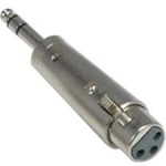 1/4 Male to XLR Female Audio Adaptor XLRT-BFM