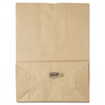 80080 1/6 BBL Paper Grocery Bag, 75lb Kraft, Standard 12 x 7 x 17, 400 bags BAGSK1675