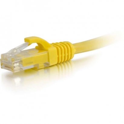 C2G 1 ft Cat5e Snagless UTP Unshielded Network Patch Cable - Yellow 22105