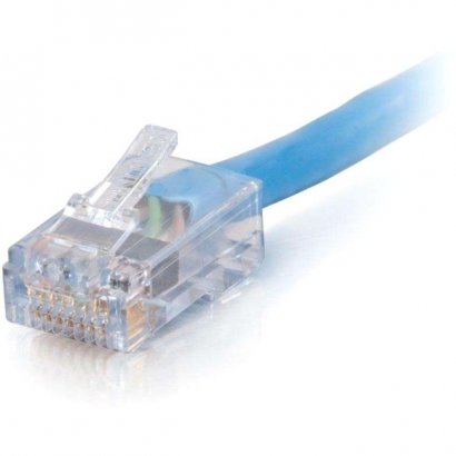 1 ft Cat6 Non Booted Plenum UTP Unshielded Network Patch Cable - Blue 15277