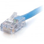 1 ft Cat6 Non Booted Plenum UTP Unshielded Network Patch Cable - Blue 15277