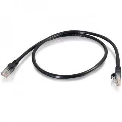 C2G 1 ft Cat6 Snagless UTP Unshielded Network Patch Cable (TAA) - Black 10290