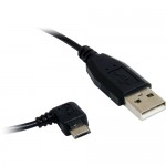 StarTech 1 ft Micro USB Cable - A to Right Angle Micro B UUSBHAUB1RA
