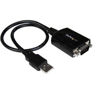 StarTech 1 ft USB to Serial Adapter Cable w/ COM Retention ICUSB232PRO