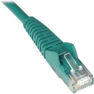 Tripp Lite 1-ft. Cat6 Gigabit Snagless Molded Patch Cable (RJ45 M/M) - Green N201-001-GN