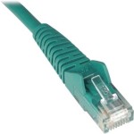 Tripp Lite 1-ft. Cat6 Gigabit Snagless Molded Patch Cable (RJ45 M/M) - Green N201-001-GN