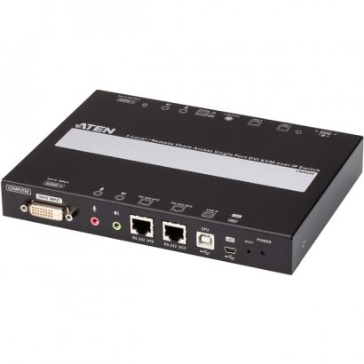 Aten 1-Local/Remote Share Access Single Port DVI KVM over IP Switch CN9600