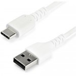 StarTech.com 1 m (3.3 ft.) USB 2.0 to USB C Cable - White RUSB2AC1MW