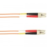 Black Box 1-m, LC-LC, 50-Micron, Multimode, PVC, Orange Fiber Optic Cable FOCMR50-001M-LCLC-OR