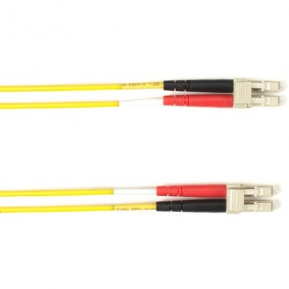 Black Box 1-m, LC-LC, 62.5-Micron, Multimode, PVC, Yellow Fiber Optic Cable FOCMR62-001M-LCLC-YL