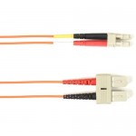 Black Box 1-m, SC-LC, 62.5-Micron, Multimode, PVC, Orange Fiber Optic Cable FOCMR62-001M-SCLC-OR