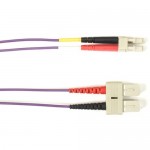 Black Box 1-m, SC-LC, 62.5-Micron, Multimode, PVC, Violet Fiber Optic Cable FOCMR62-001M-SCLC-VT