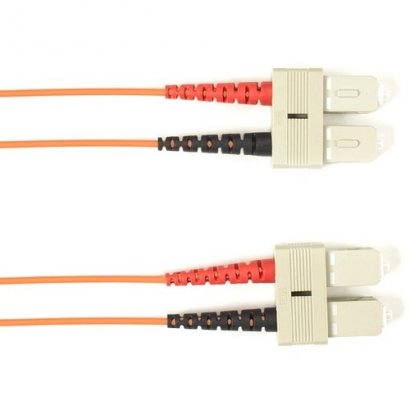 Black Box 1-m, SC-SC, 62.5-Micron, Multimode, PVC, Orange Fiber Optic Cable FOCMR62-001M-SCSC-OR