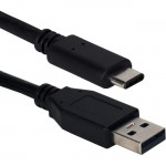 QVS 1-Meter USB-C to USB-A 2.0 Sync & Charger Cable CC2231B-1M