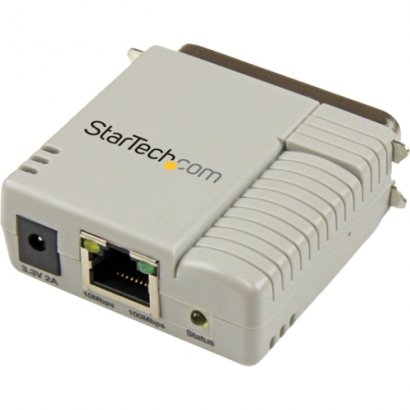 StarTech.com 1 Port 10/100 Mbps Ethernet Parallel Network Print Server PM1115P2