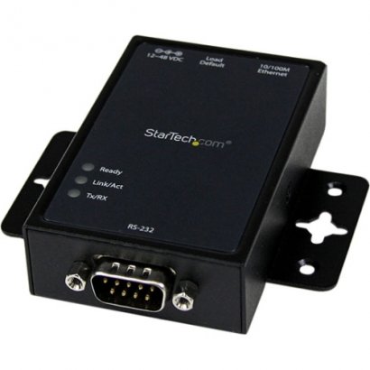 StarTech.com 1 Port RS232 Serial to IP Ethernet Converter / Device Server - Aluminum NETRS2321P