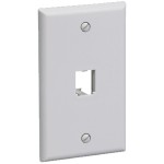 Panduit 1 Socket Mini-Com Classic Faceplate CFP1IW