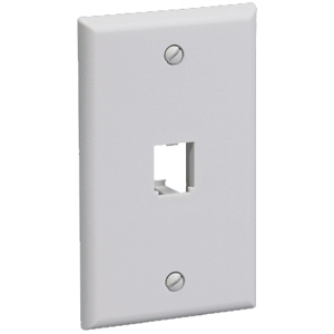 Panduit 1 Socket Mini-Com Classic Faceplate CFP1WH