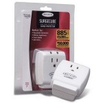 Belkin 1-Socket Wall Mount Surge Suppressor F9H100-CW