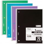 Mead 1 Subject Wide Ruled Spiral Notebook 72873