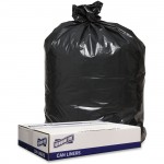 Genuine Joe 1.2mil Black Trash Can Liners 98210