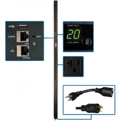 Tripp Lite 1.9kW Single-Phase Switched PDU PDUMV20NETLX