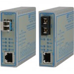 Omnitron 10/100/1000 UTP to 100/1000X Ethernet Media Converter 4701-0