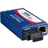 B+B SmartWorx 10/100/1000Mbps Miniature Media Converter with LFPT IMC-370I-MM-A