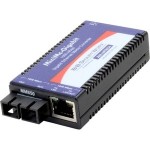 B+B SmartWorx 10/100/1000Mbps Miniature Media Converter IMC-371-MM-PS