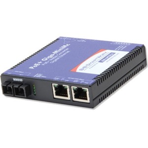 Advantech 10/100/1000Mbps PoE & PoE+ Media Converter IMC-390-MM-US