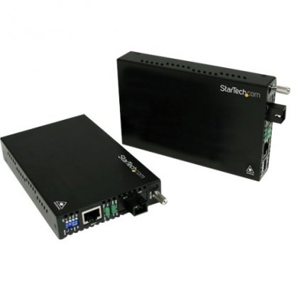 StarTech.com 10/100 Mbps Ethernet Single Mode WDM Fiber Media Converter Kit SC 20km ET90110WDM2