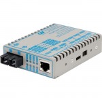 Omnitron Systems 10/100 RJ-45 to Fast Ethernet Fiber Media Converter 4341-9
