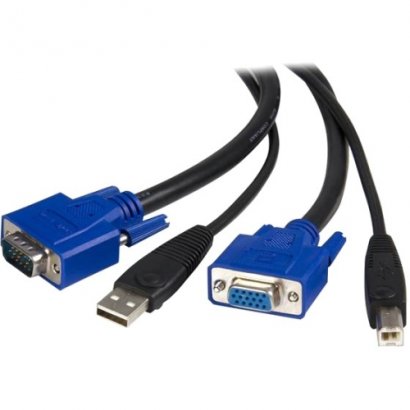 StarTech 10 ft 2-in-1 Universal USB KVM Cable SVUSB2N1-10