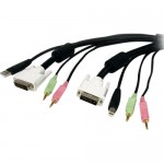 StarTech 10 ft 4-in-1 USB DVI KVM Cable w/ Audio USBDVI4N1A10