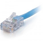 C2G 10 ft Cat6 Non Booted Plenum UTP Unshielded Network Patch Cable - Blue 15281