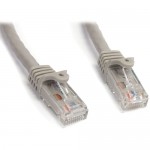 StarTech 10 ft Gray Snagless Cat6 UTP Patch Cable N6PATCH10GR