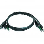 iPGARD 10 ft KVM USB DisplayPort Cable With Audio CCDPMMKVM10