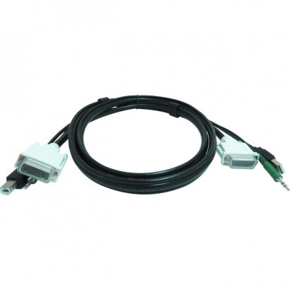 iPGARD 10 ft KVM USB Dual Link DVI Cable with Audio CCDVMMKVM10