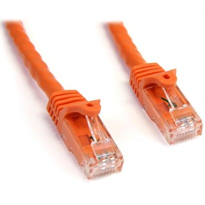 StarTech 10 ft Orange Snagless Cat6 UTP Patch Cable N6PATCH10OR