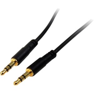 StarTech 10 ft Slim 3.5mm Stereo Audio Cable - M/M MU10MMS