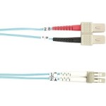 Black Box 10-GbE 50-Micron Multimode Value Line Patch Cable, SC-LC, 2-m (6.5-ft.) FO10G-002M