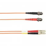 Black Box 10-m, ST-LC, 62.5-Micron, Multimode, PVC, Orange Fiber Optic Cable FOCMR62-010M-STLC-OR