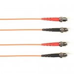 Black Box 10-m, ST-ST, 62.5-Micron, Multimode, PVC, Orange Fiber Optic Cable FOCMR62-010M-STST-OR