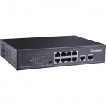 GeoVision 10-Port 10/100/1000M Unmanaged PoE Switch with 8-Port PoE GV-APOE0810