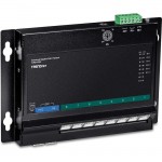 TRENDnet 10-Port Industrial Gigabit PoE+ Wall-Mount Front Access Switch TI-PG102F