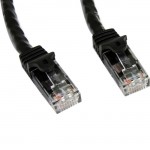 StarTech 100 ft Black Snagless Cat6 UTP Patch Cable N6PATCH100BK